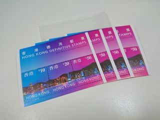 送錢$48 [全新] 8.5折 香港通用郵票 x 4張, $320*0.85=272 , Hong Kong Definitive Stamps worth $320 Selling 15%off, Discount