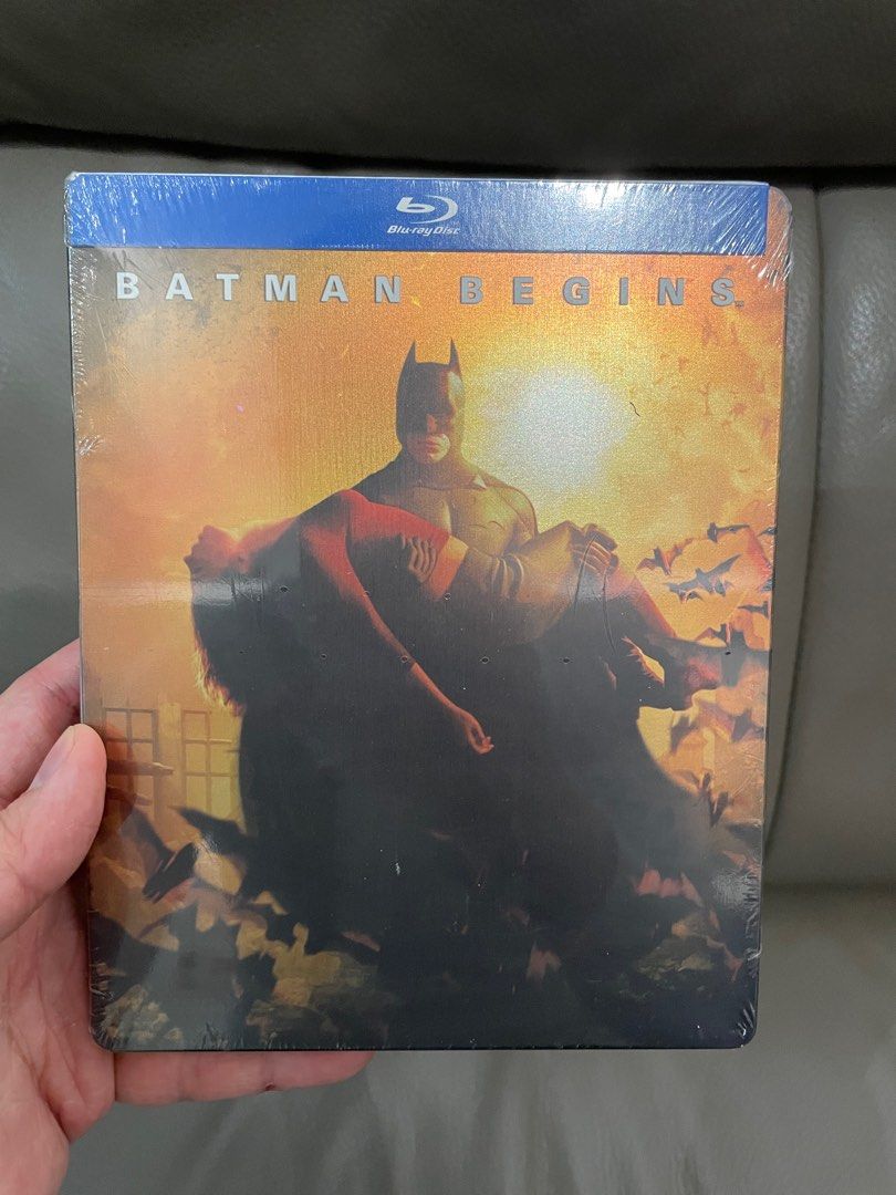 全新Batman Begins 蝙蝠俠blu ray 鐵盒裝, 興趣及遊戲, 音樂、樂器