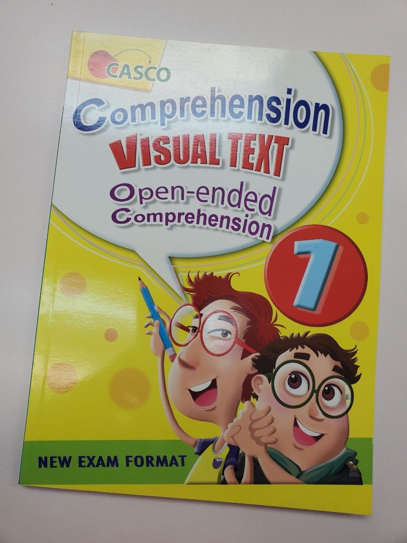 小學英文閱讀理解 Comprehension Visual Text P1 附答案, 興趣及遊戲, 書本 & 文具, 書本及雜誌 - 補充練習 ...