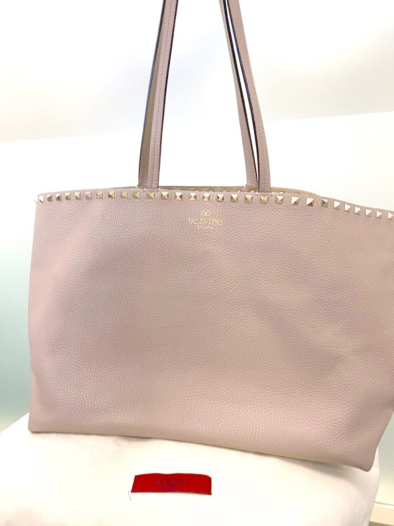 Valentino rockstud tote on sale clay
