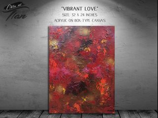 Abstract Painting "Vibrant Love"