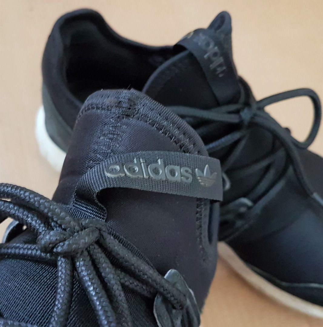 Adidas Designer Sneakers Tubular Radial Model Black Running Shoes US 9.5 UK 9 EUR 43 1 3 Active Lifestyle All Terrain Footwear Adidas