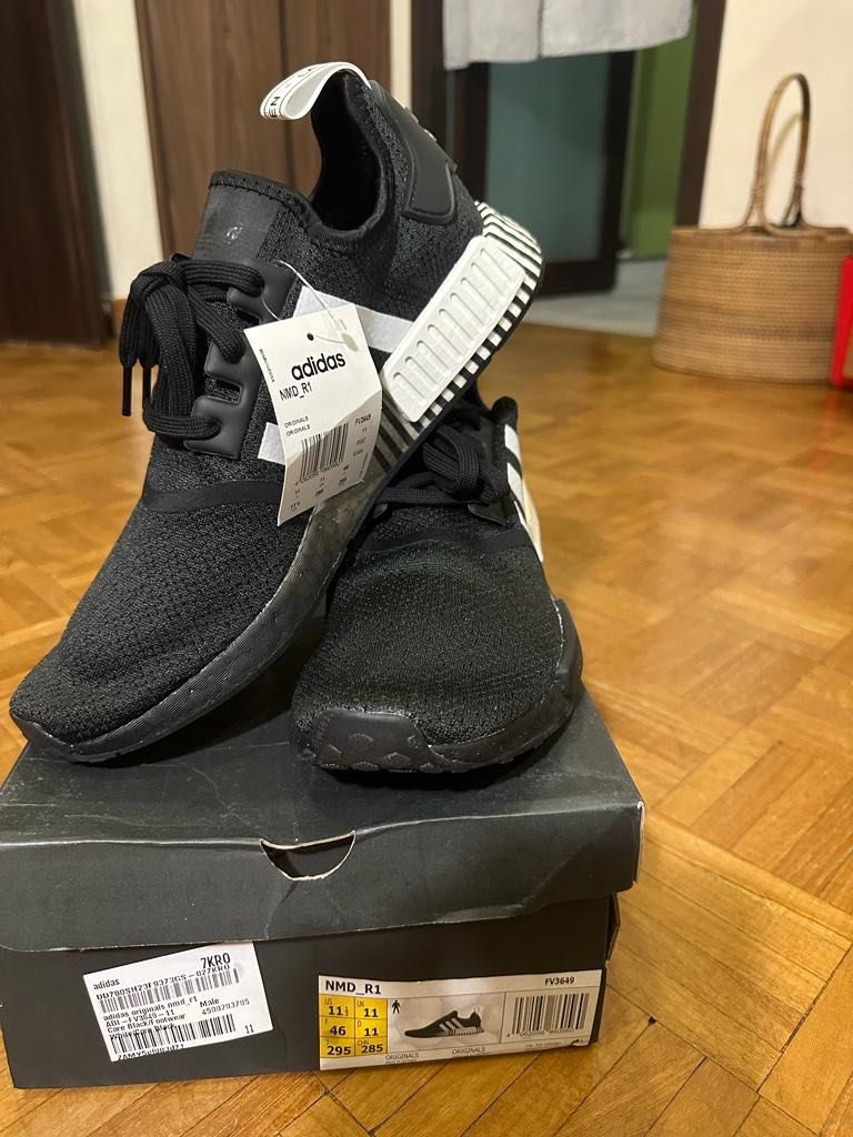 Adidas nmd triple shop black japan legit check