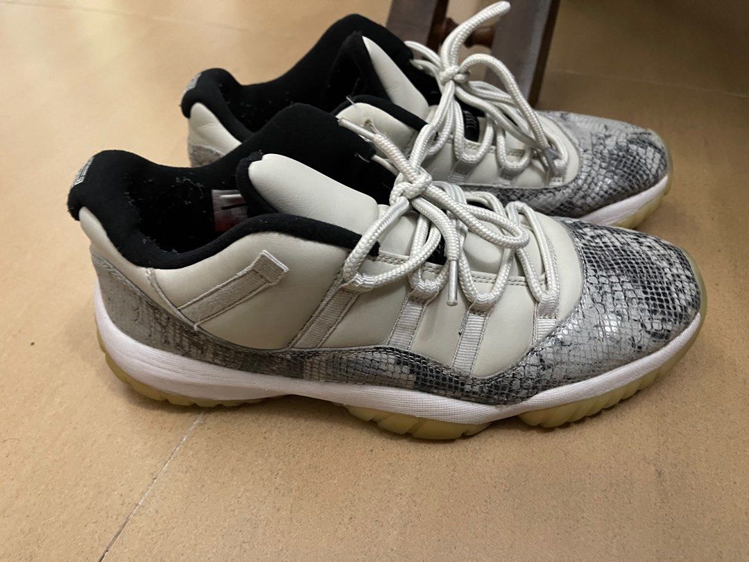 Jordan 11 light bone snakeskin hotsell