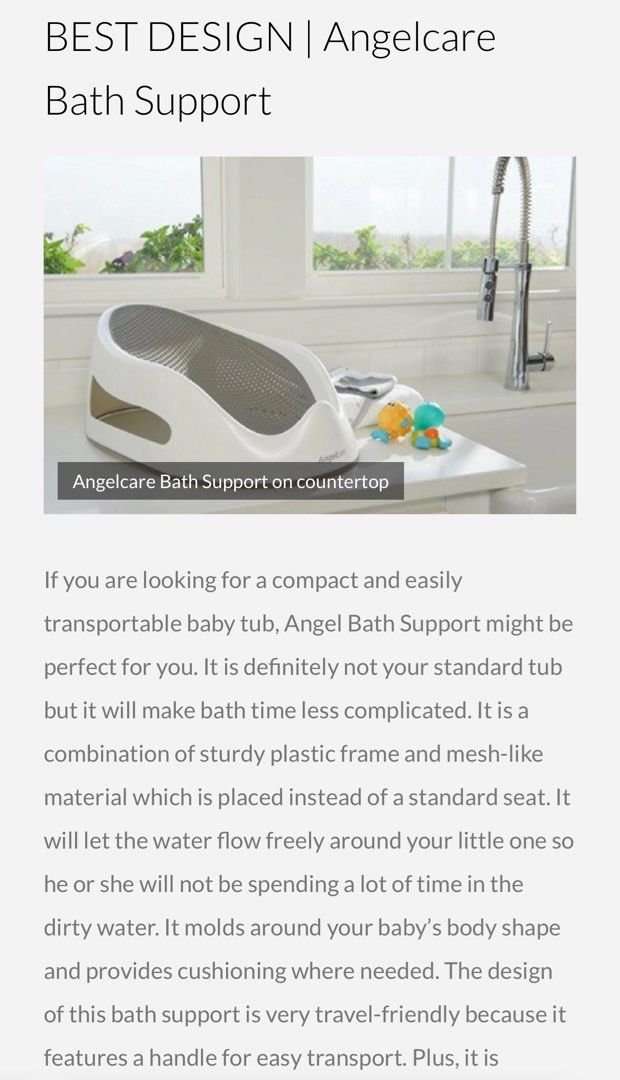 Angelcare bath tub, Babies & Kids, Bathing & Changing, Bathtub & Bath
