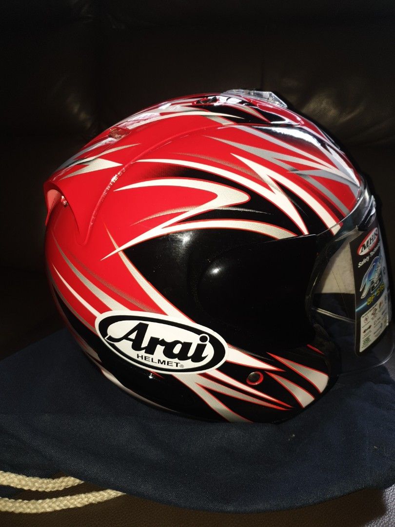 Arai ram 3 Stella replica helmet, Motorcycles, Motorcycle Apparel on Carousell