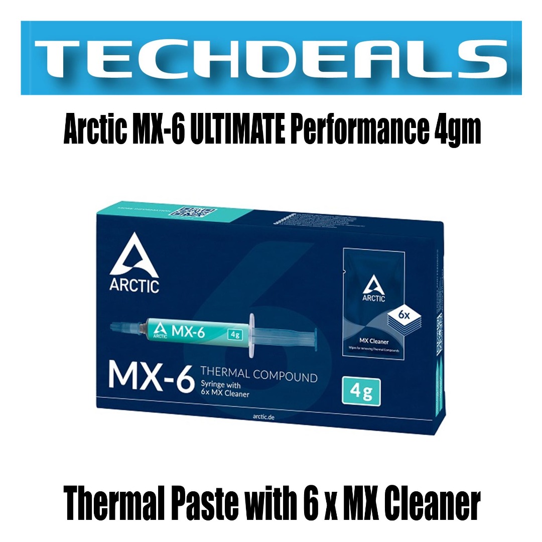 ARCTIC MX-6 (4g) Ultimate Performance Thermal Paste for CPU