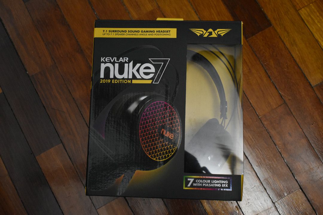 Armaggeddon Nuke 7 RGB 7.1 Surround Sound Gaming Headphone Audio