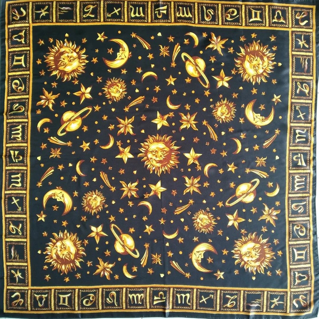 Gianni versace zodiac scarf online