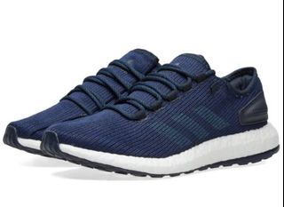 Authentic Adidas Pure Boost Navy Blue Size 9.5US