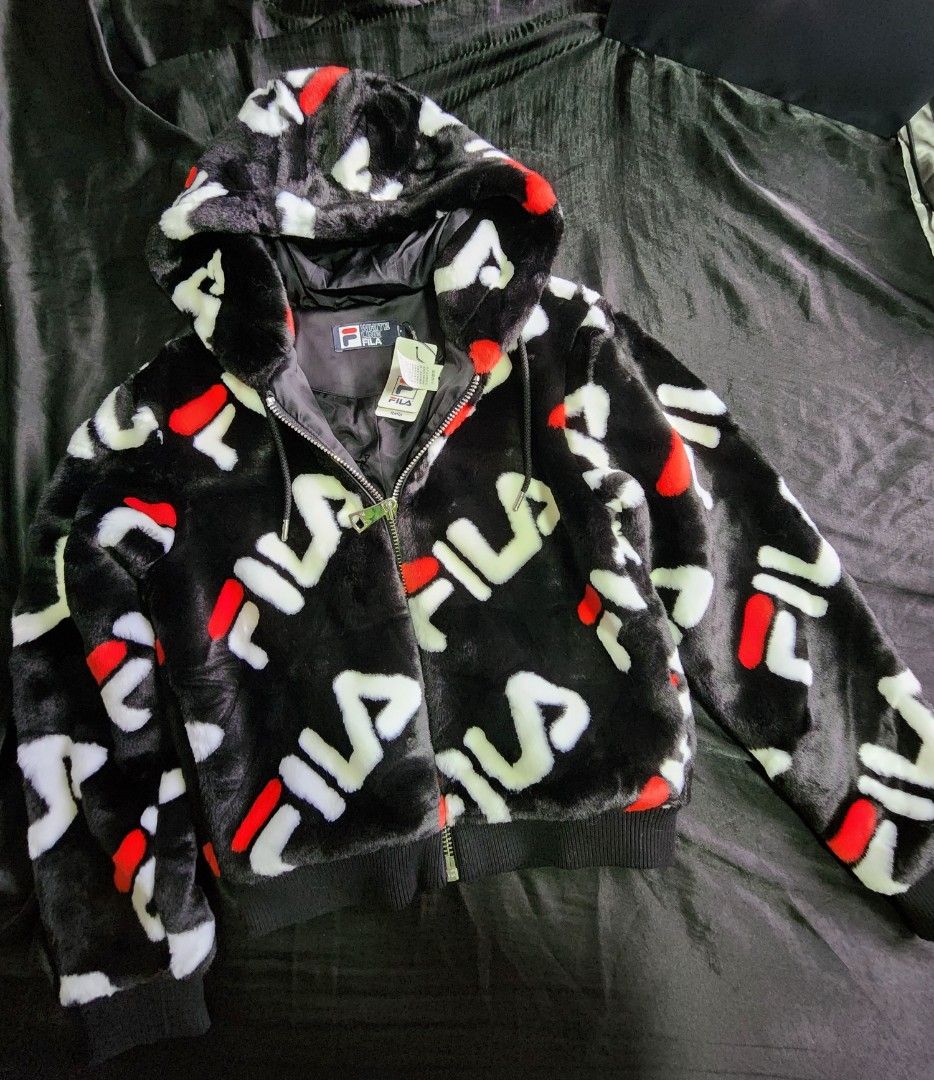 Authentic brand new with tags Fila fur jacket