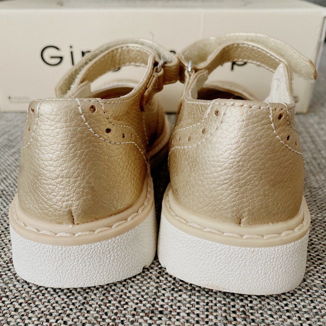 AUTHENTIC GingerSnaps Shoes in Matt Gold