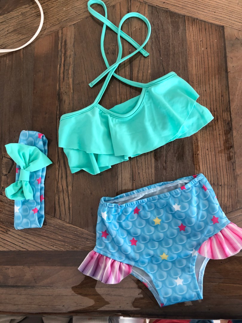 Baby girl swim suit (Mermaid), Babies & Kids, Babies & Kids Fashion on