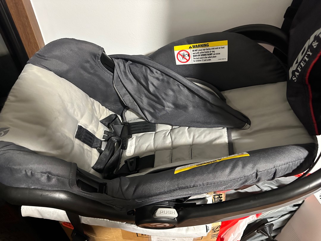 Sit and stand store with car seat