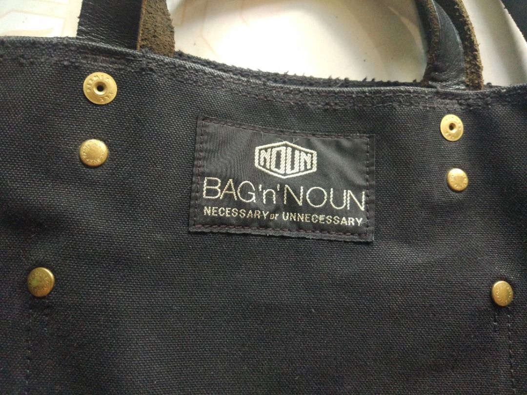 Bag n Noun Japan tool bag (Category: Luxury Bags & Wallets) located in Pasay City. Submitted by denimdude.ph (Listing ID 1215238909, Image 3). Description: made in Japan.