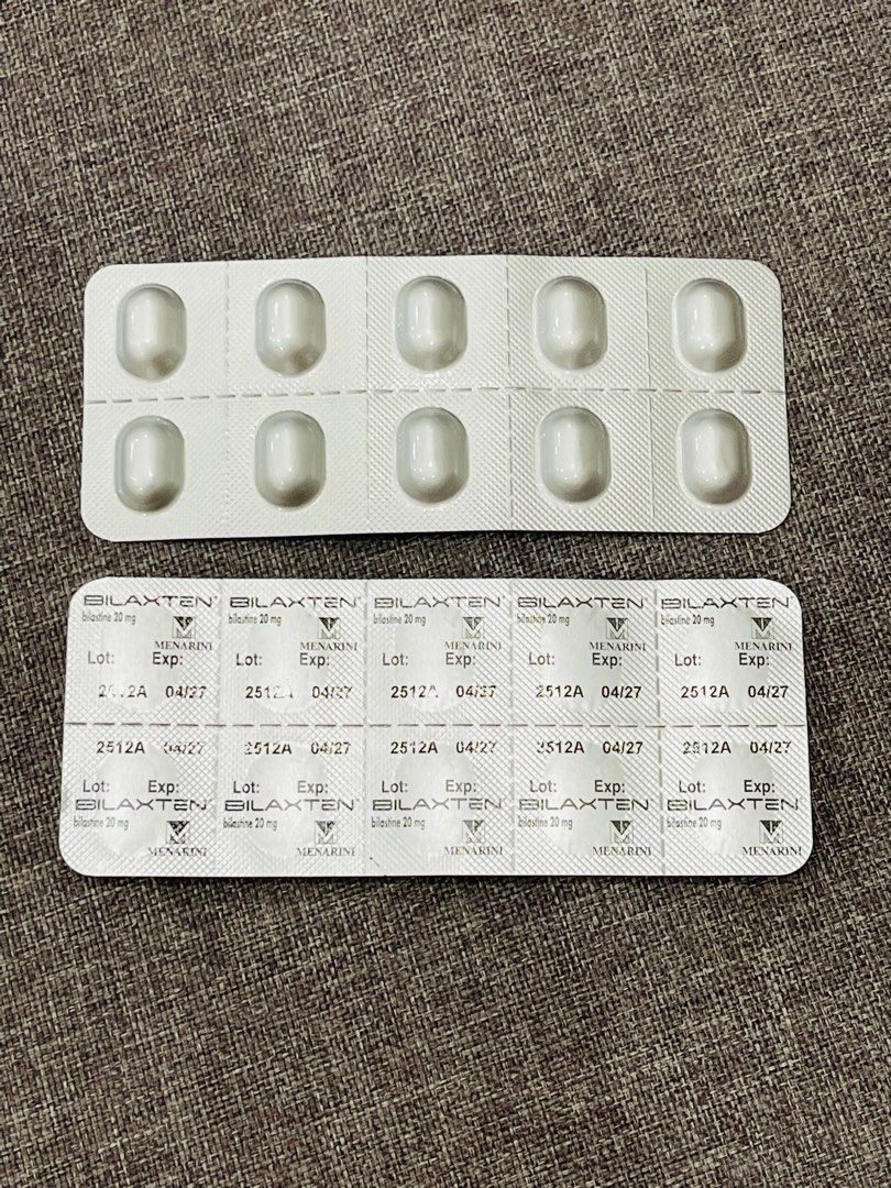 Bilaxten 20mg Tablet 10s for allergic rhinitis, Beauty & Personal Care