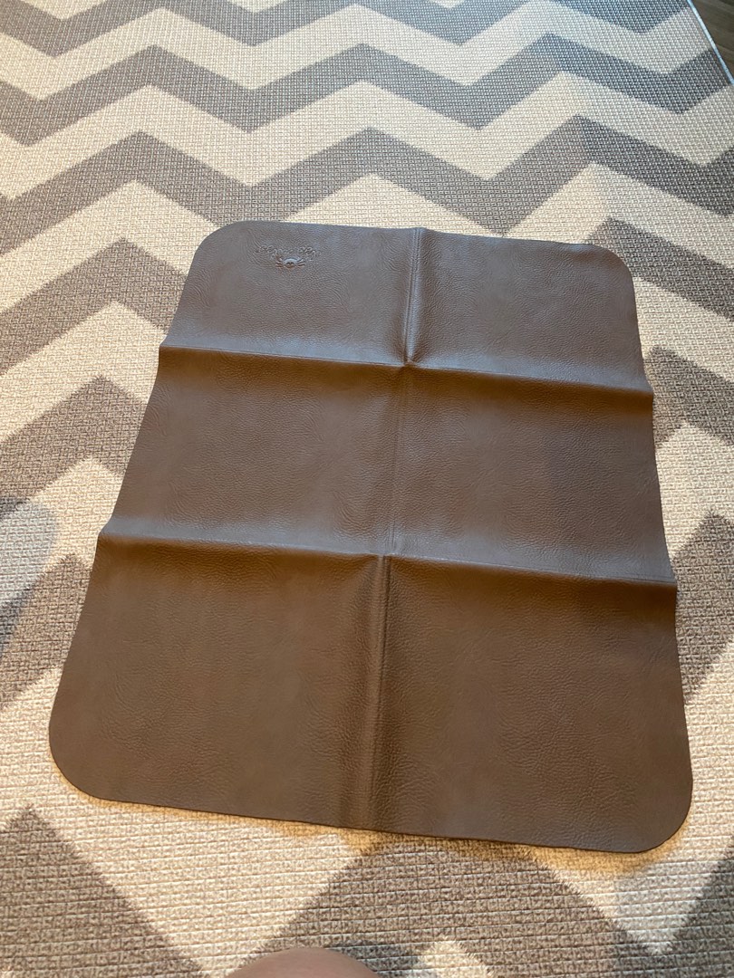 BN premium itzy ritzy vegan leather change pad diaper mat changing mat