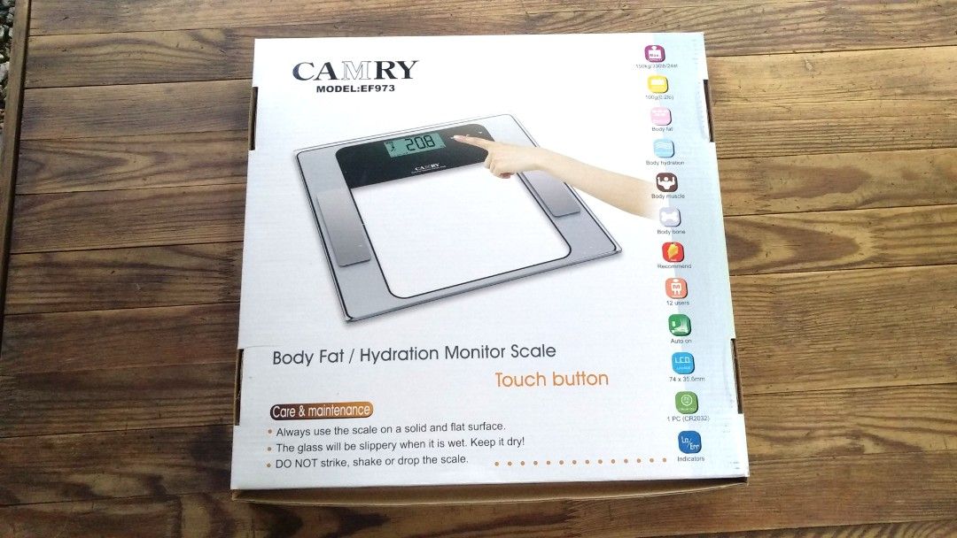Body fat / hydration monitor scale, Penimbang berat badan, Health