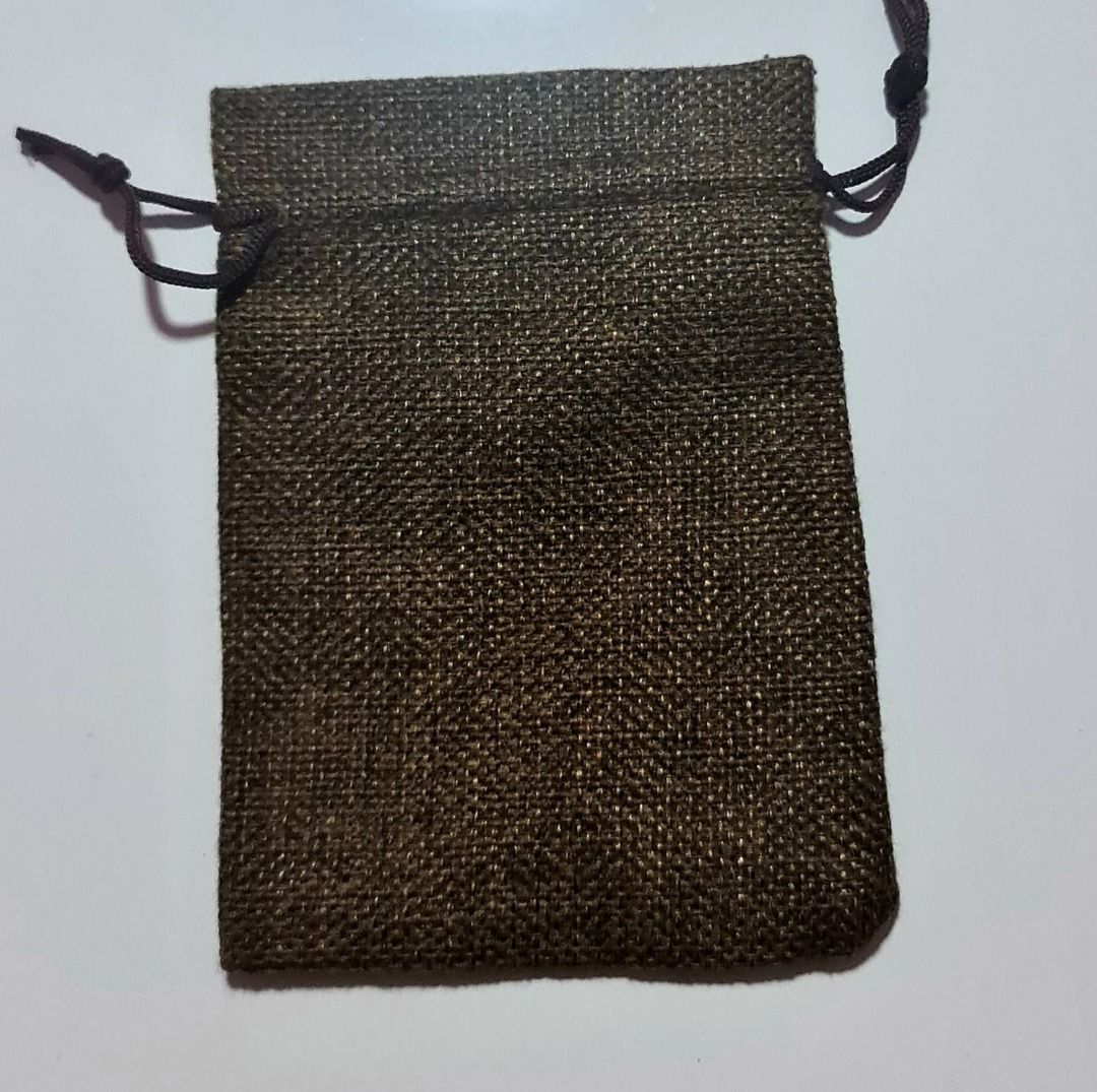 Burlap drawstring bags 10 x 13.5 cm gift bag pouch, Hobbies & Toys