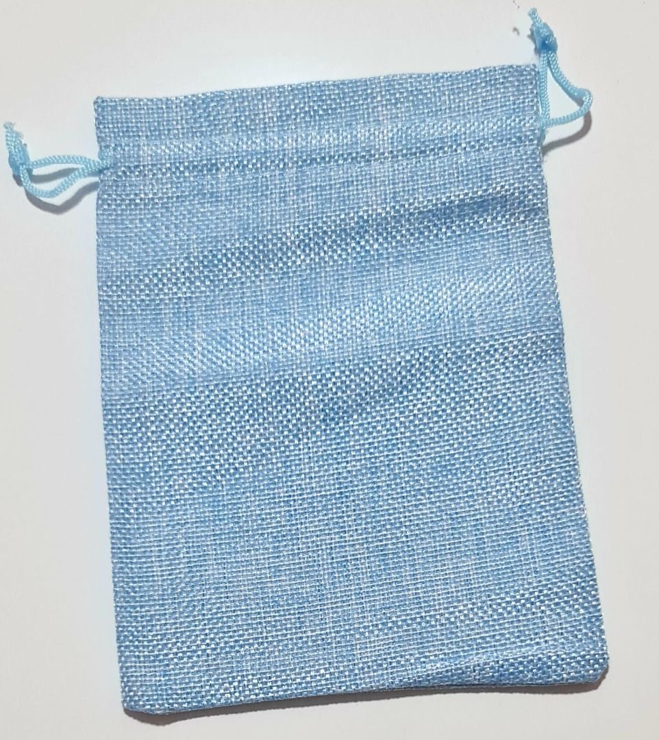 Burlap drawstring bags 13 x 17.5 cm gift bag pouch, Hobbies & Toys