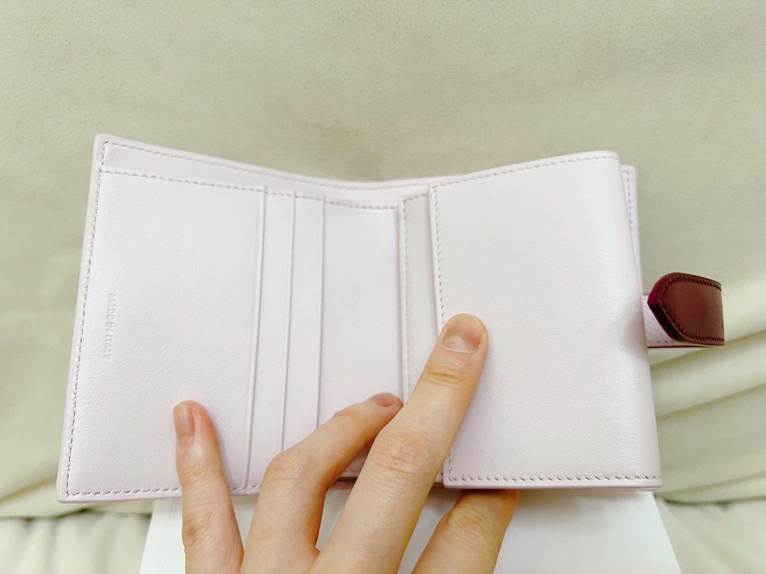 Shop CELINE Strap Small strap wallet in bicolour grained calfskin  (10H263BRU) by PlatinumFashionLtd