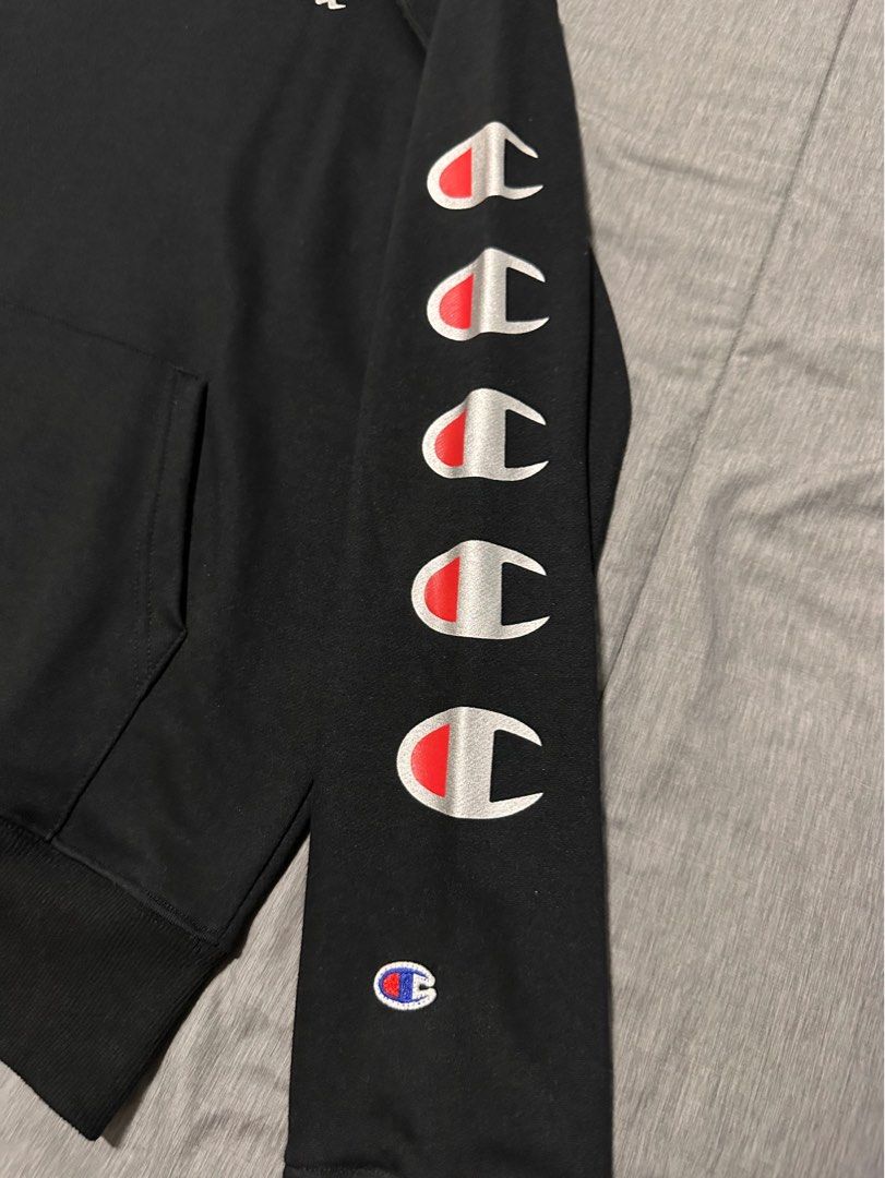 Champion multi top logo hoodie