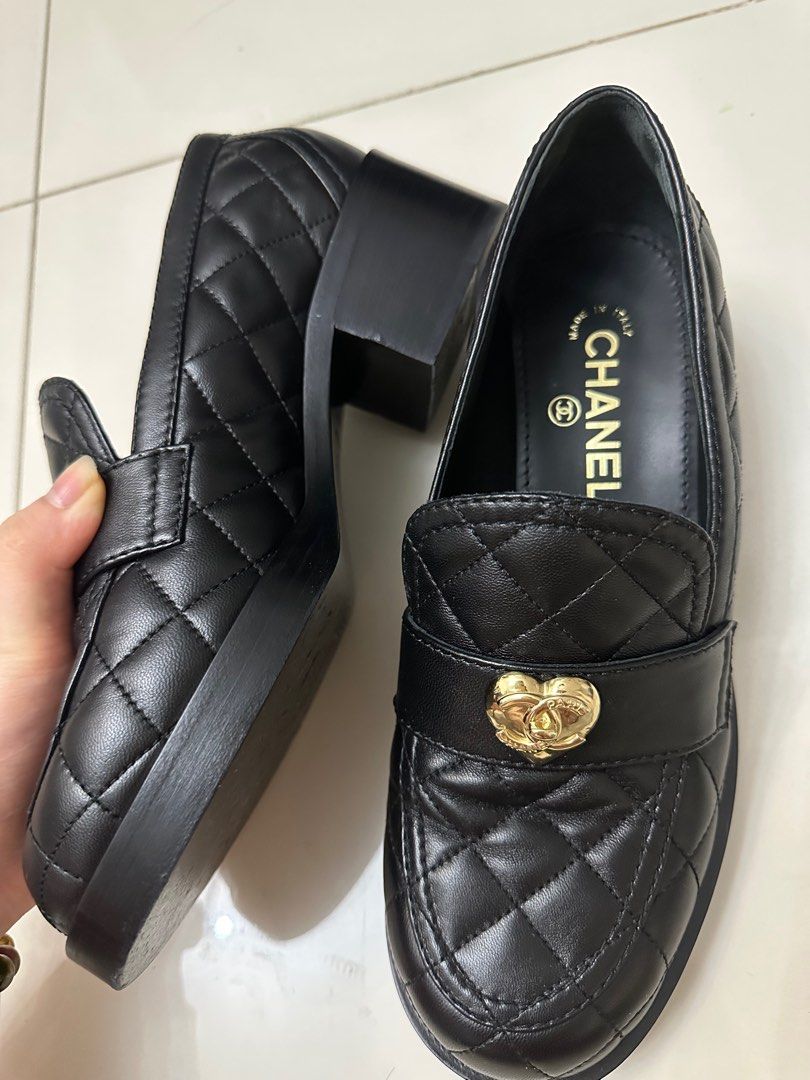 Chanel loafers 23C size 39, Luxury, Sneakers & Footwear on Carousell