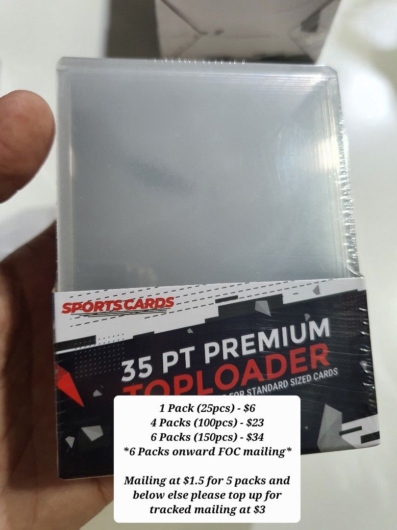 Clear Toploader at its cheapest, pokemon card protector, almost like  ultrapro top loader, Hobbies & Toys, Stationery & Craft, Stationery &  School Supplies on Carousell