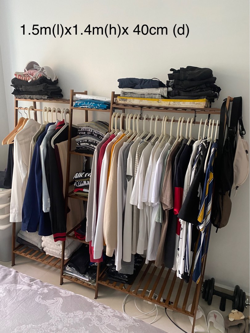 Clothes Rack, Furniture & Home Living, Furniture, Shelves,