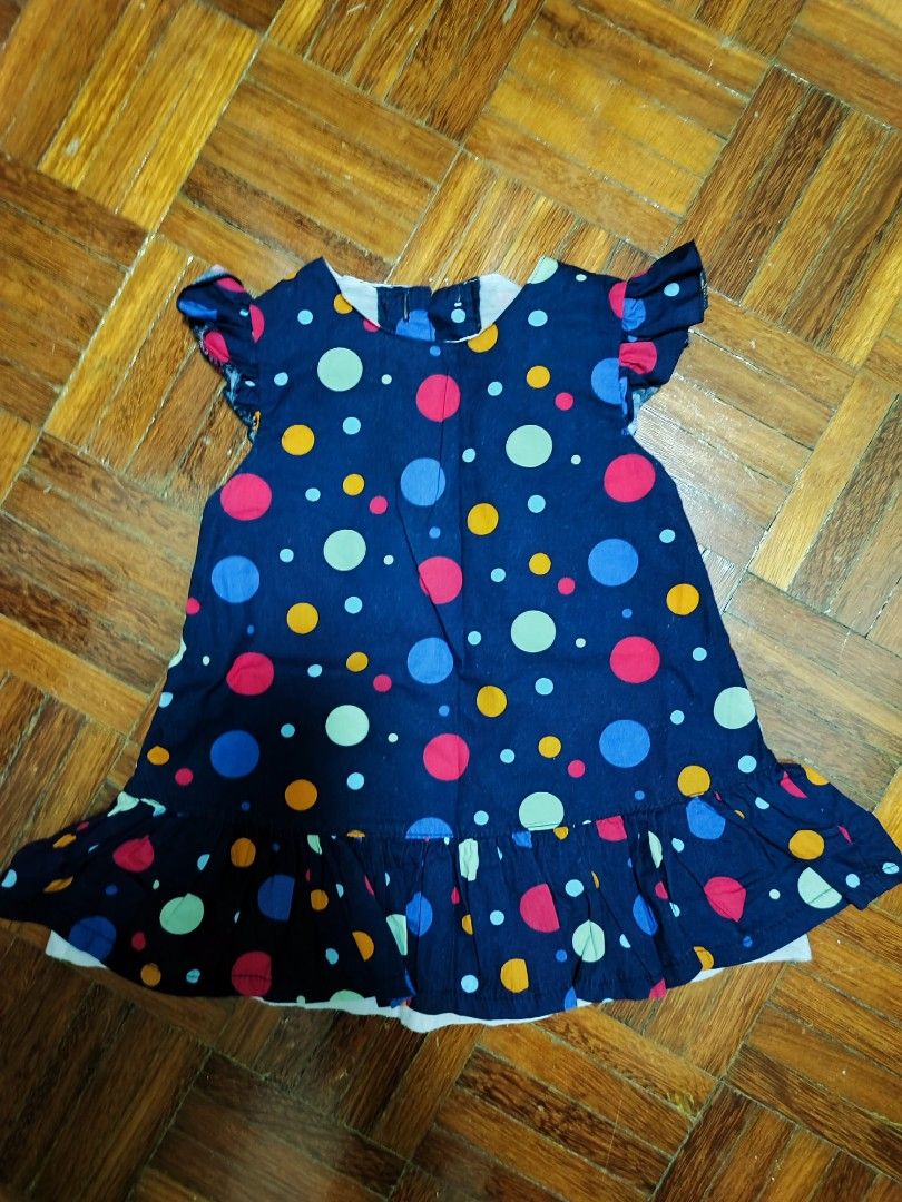 Colourful polka dot dress
