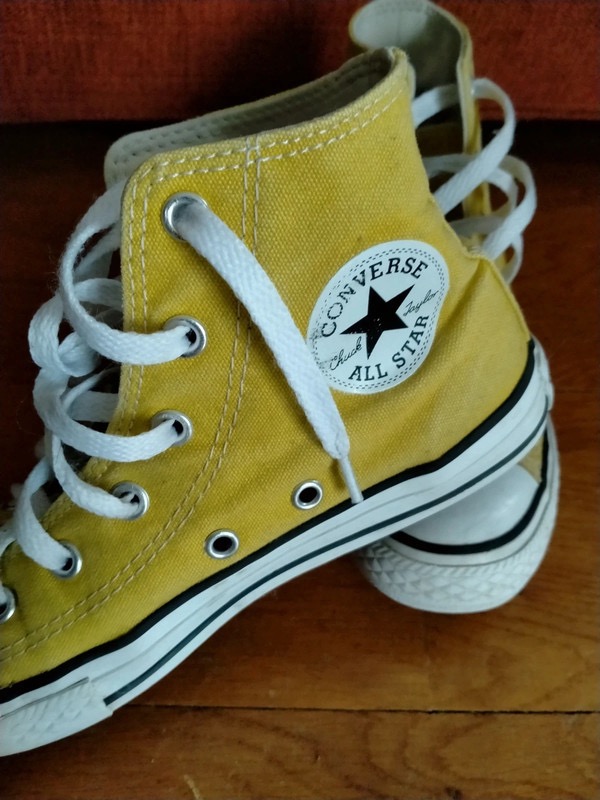 Converse Yellow High Cut Size 33 Women s Fashion Footwear