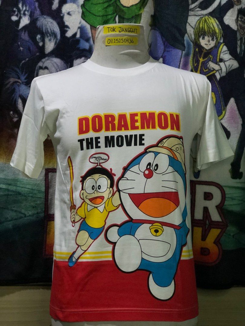 Doraemon, Men's Fashion, Tops & Sets, Tshirts & Polo Shirts on Carousell
