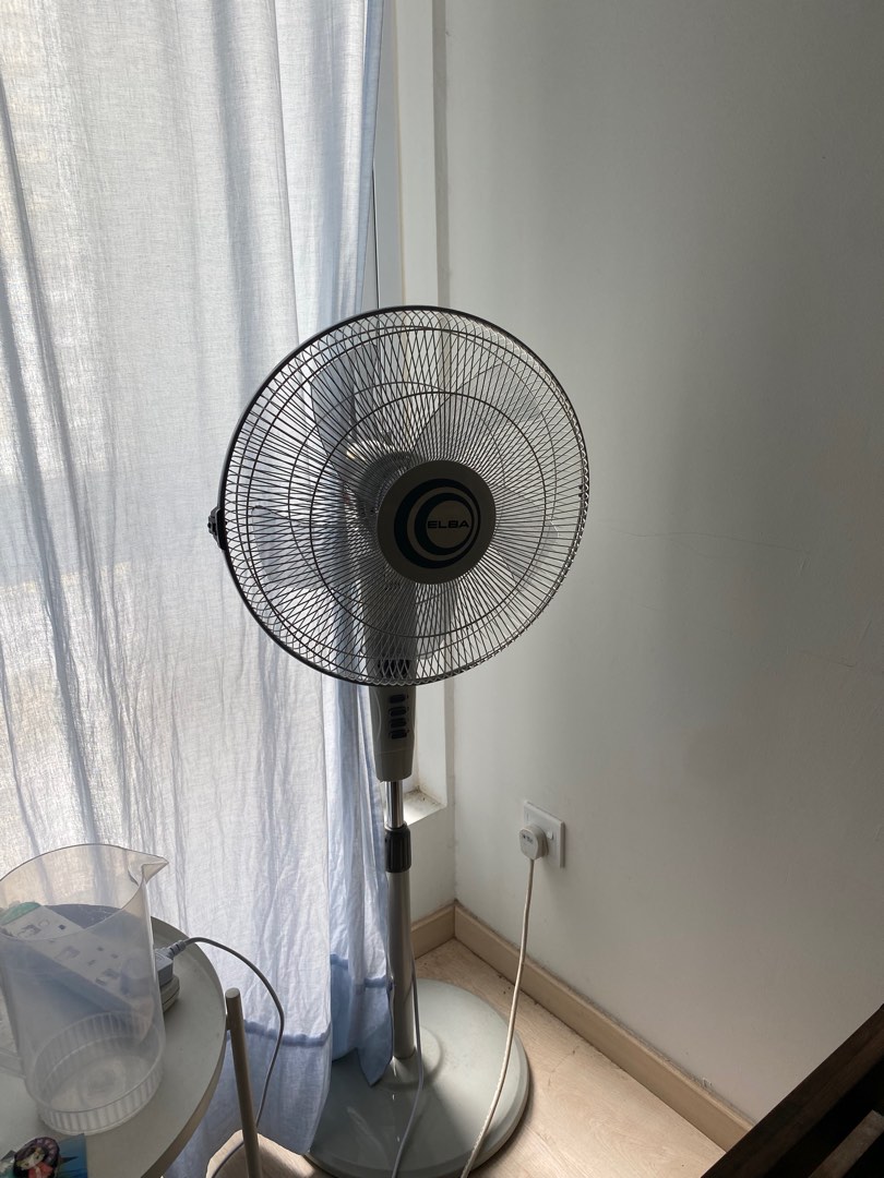 Elba stand fan, Furniture & Home Living, Lighting & Fans, Fans on Carousell
