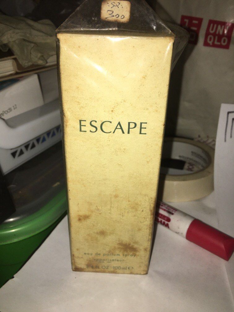 Escape by Calvin Klein (Category: Fragrance & Deodorants) located in Quezon City. Submitted by neverfoundland (Listing ID 1215176725, Image 1). Description: Sealed Escape by Calvin Klein Eau de parfum spray 100 ml, 3.4 fl oz Made in USA With serial number Discontinued .