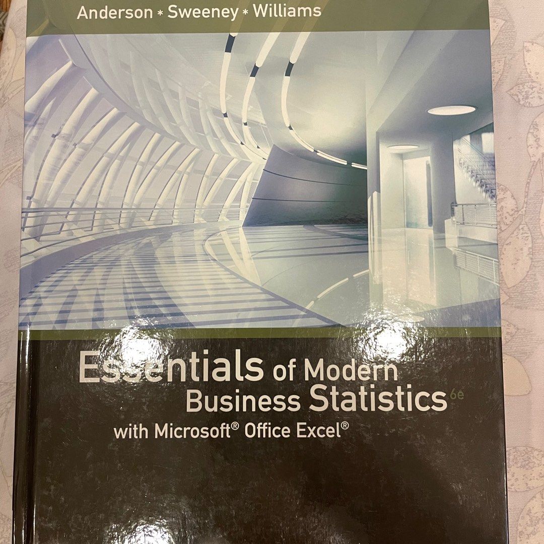 Essentials of Modern Business Statistics with Microsoft Excel 機率與統計 原文書