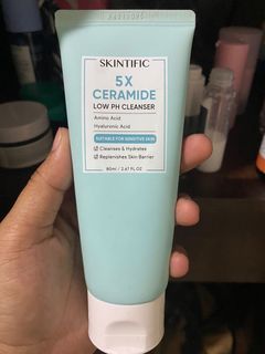 Face facial wash sabun cuci muka skintific ceramide low pH cleanser