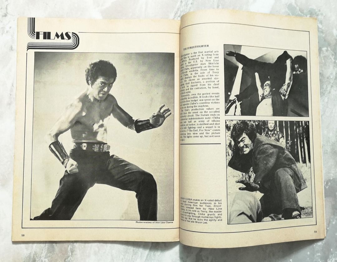 Fighting Stars Magazine 1975 Bruce Lee Linda Lee Chuck Norris Sonny Chiba  Robert Mitchum Yakuza Vol 2 No 4 Usa Rainbow Publications Black Belt,  Hobbies & Toys, Memorabilia & Collectibles, Vintage Collectibles On  Carousell
