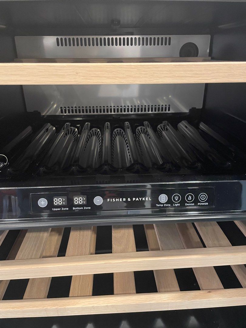 Fisher & Paykel Dual zone control wine cooler 38 bottles, TV & Home