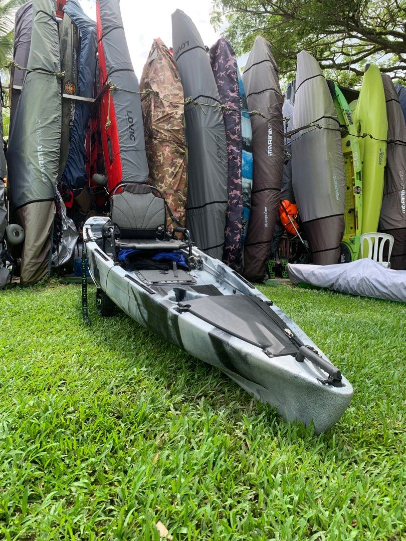 Yak Attack Pro Fish Angler 365 Kayak Fishing Set (With Rod and Reel),  Sports Equipment, Fishing on Carousell