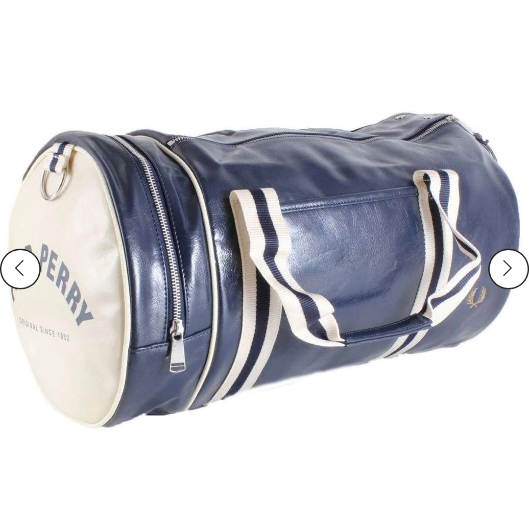 Fred perry discount barrel bag blue