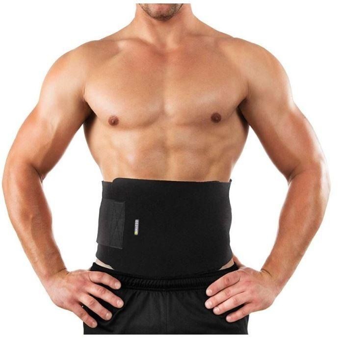 FREE Waist Trimmer Belt Weight Loss Sweat Band Wrap Fat Burner Tummy Stomach Sports Equipment Exercise Fitness Toning Stretching Accessories on Carousell