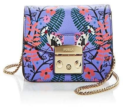 Furla Metropolis Mini Floral Fern Print