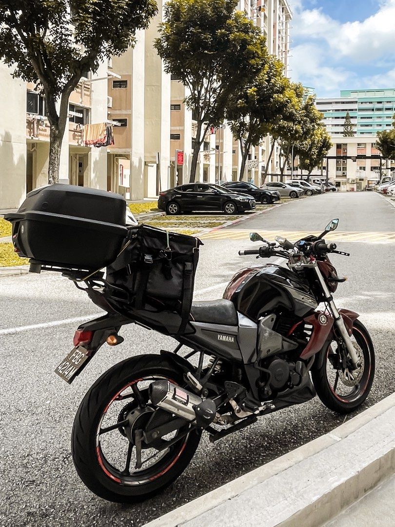 Fz16 gen 1/2 heavy duty rack, Motorcycles, Motorcycle Accessories on ...