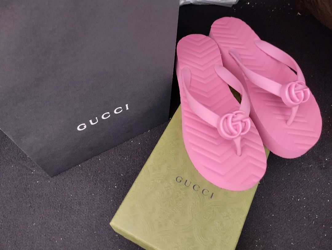 Gucci GG Sandals Women s Fashion Footwear Sandals on Carousell