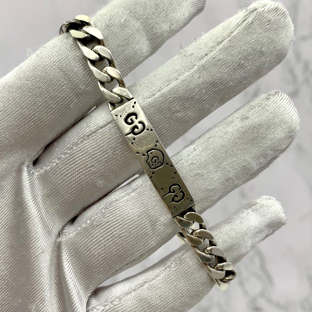 Mens gucci deals ghost bracelet