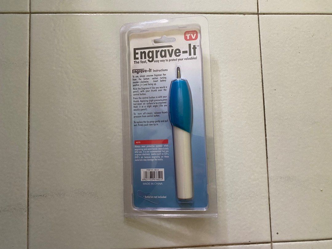 Handheld Engraver (Battery operated), Hobbies & Toys, Stationery