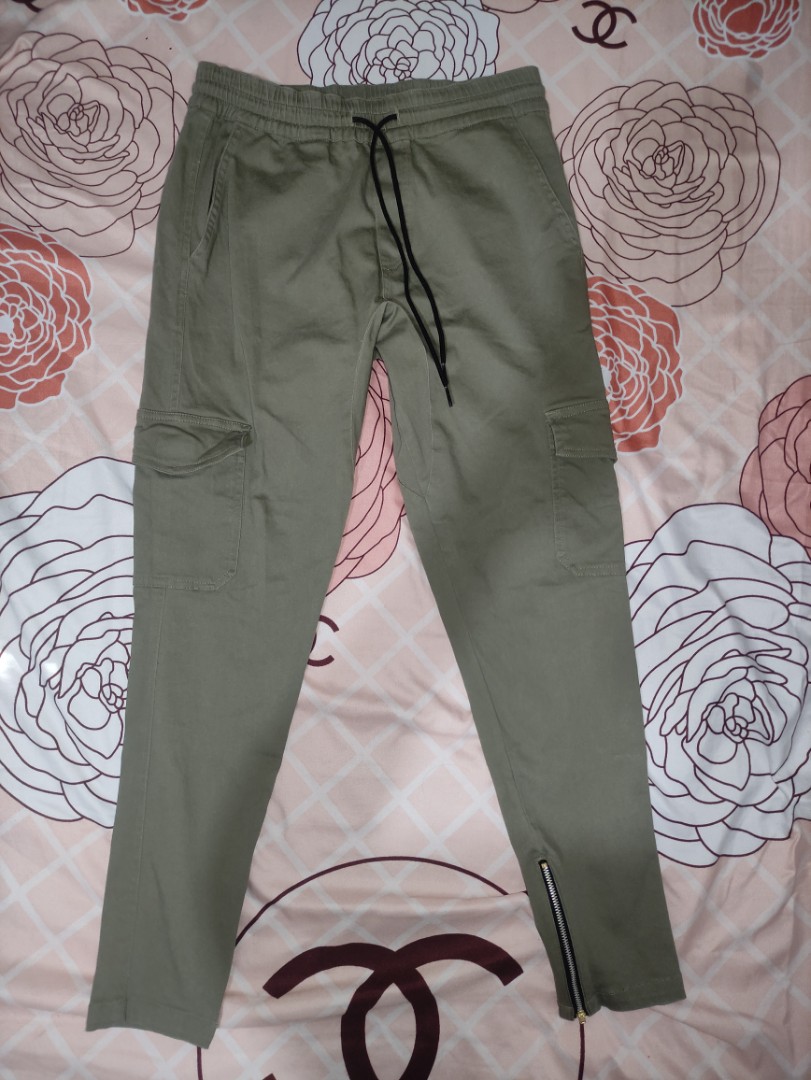 HAUTE STUFF (HSO) CARGO PANTS SKINNY, Men's Fashion, Bottoms, Jeans on Carousell