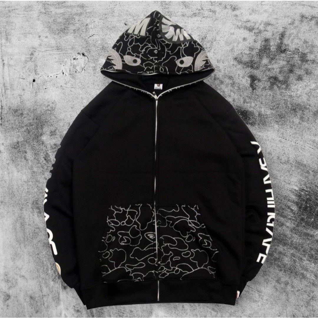 Jaket bape shark original best sale
