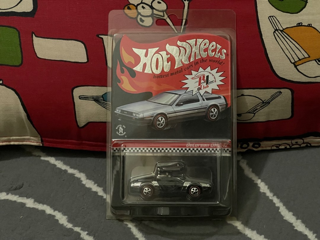 Hot Wheels Red Line Club RLC DeLorean DMC-12 comes with LOW SN# 00148/4000