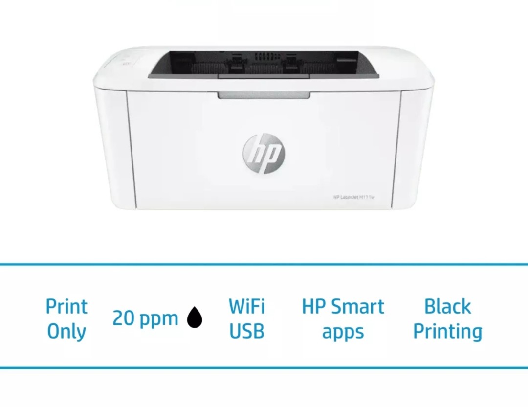 HP LaserJet Pro M111w Wireless Mono Laser Printer, Computers & Tech .